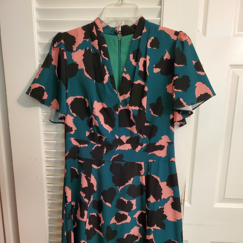 Vintage abstract maxi dress